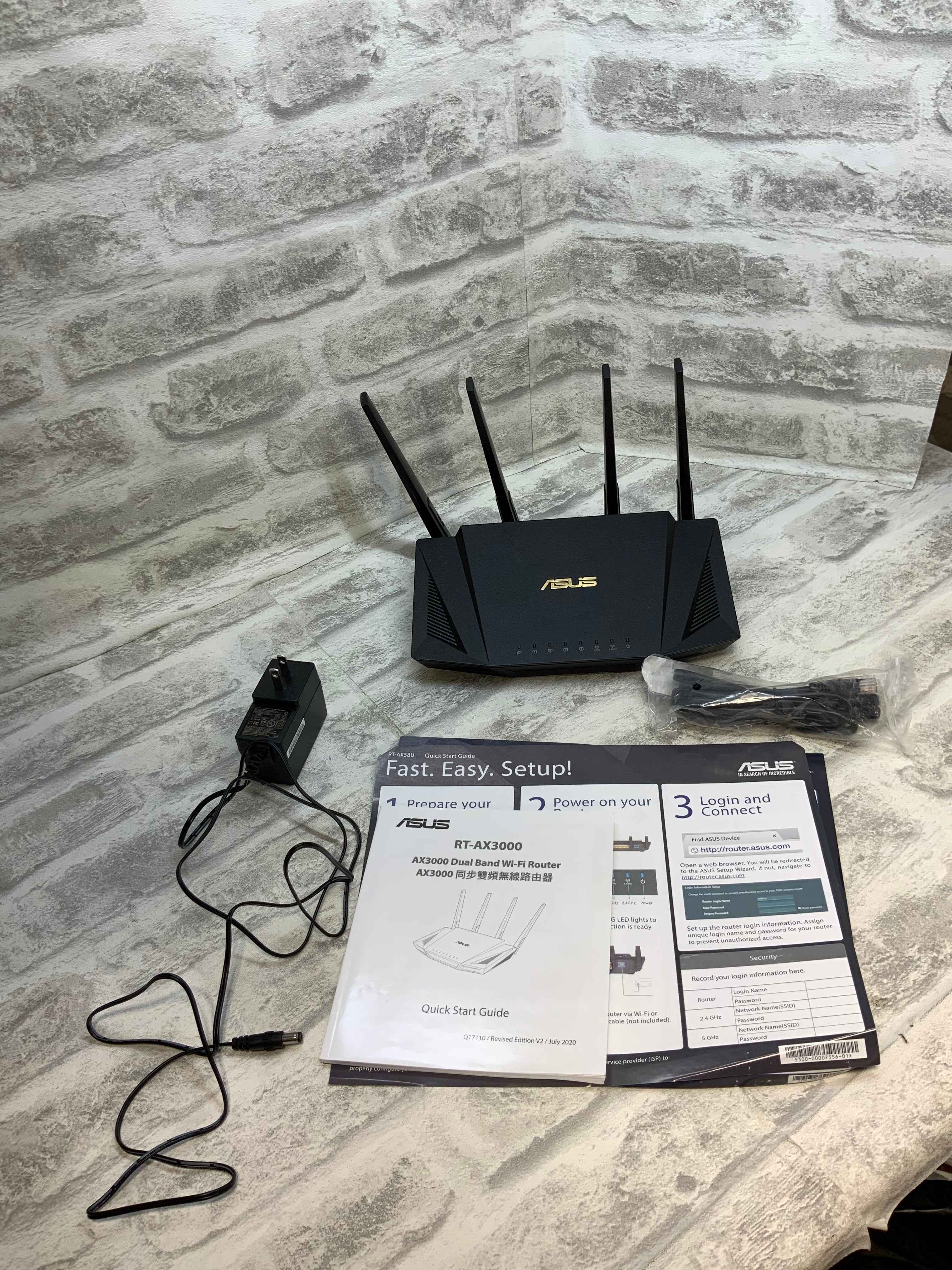ASUS WiFi 6 Router (RT-AX3000) - Dual Band Gigabit Wireless Internet Router (7572826554606)